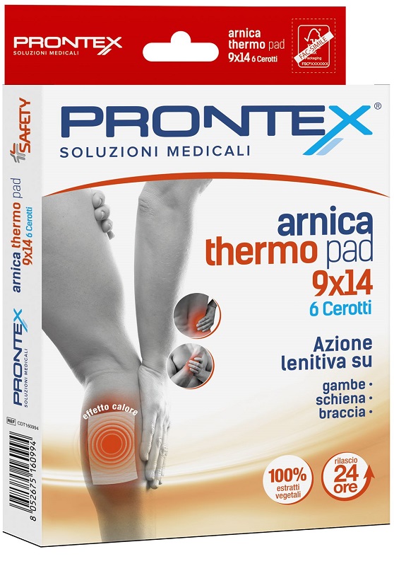 CEROTTO PRONTEX ARNICA THERO PAD 9 X 14 6 PEZZI - Farmacia De Pasquale