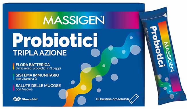 MASSIGEN PROBIOTICI 12 STICKPACK - Farmacia De Pasquale