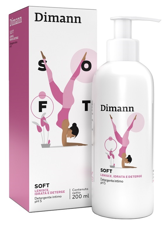 DIMANN SOFT DETERGENTE INTIMO PH 5 200 ML - Farmacia De Pasquale