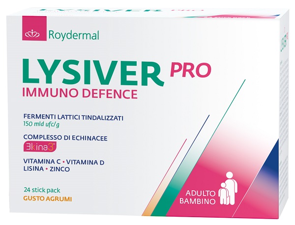 LYSIVER PRO IMMUNO DEFENCE 24 STICK PACK DA 3 G - Farmacia De Pasquale