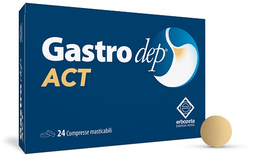 GASTRODEP ACT 24 COMPRESSE MASTICABILI - Farmacia De Pasquale