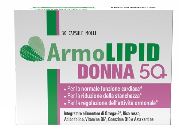ARMOLIPID DONNA 50+ 30 CAPSULE MOLLI - Farmacia De Pasquale