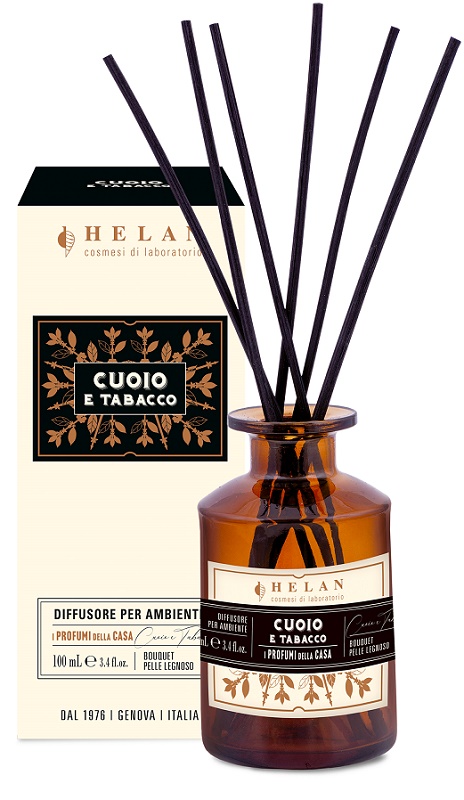 I PROFUMI DELLA CASA CUOIO E TABACCO BASTONCINI AROMATICI 100ML - Farmacia De Pasquale