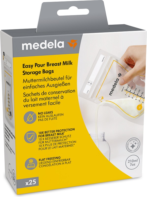 EASY POUR SACCA CONSERVAZIONE LATTE MATERNO 25 PEZZI - Farmacia De Pasquale