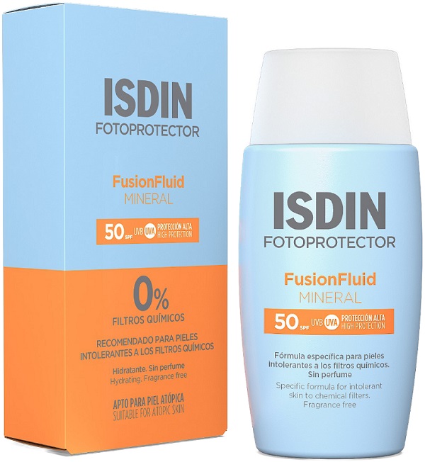 FOTOPROTECTOR FUSION FLUID MINERAL SPF50 50 ML - Farmacia De Pasquale