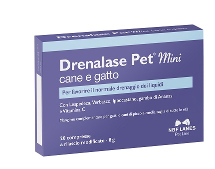 DRENALASE PET MINI CANE GATTO 20 COMPRESSE - Farmacia De Pasquale
