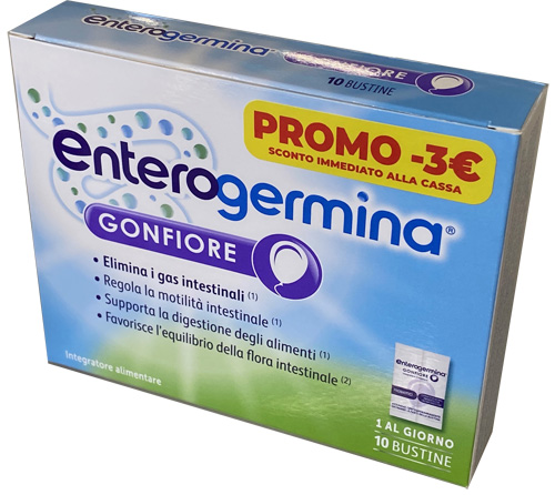 ENTEROGERMINA GONFIORE 10 BUSTINE 4 G PROMO - Farmacia De Pasquale