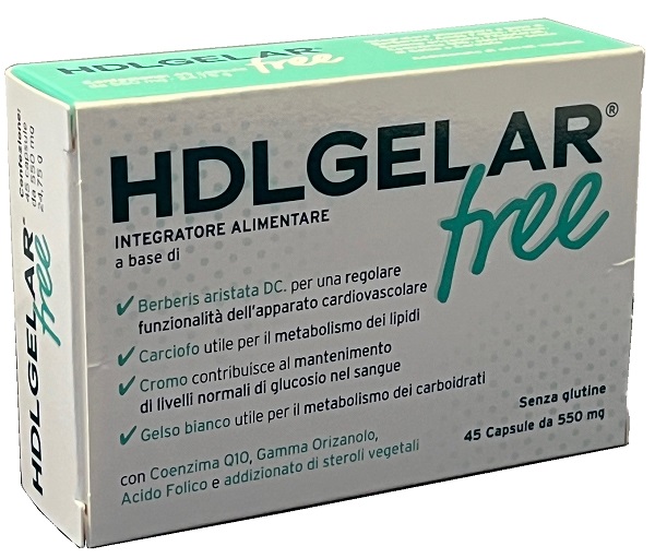 HDLGELAR FREE 45 CAPSULE DA 550 MG - Farmacia De Pasquale