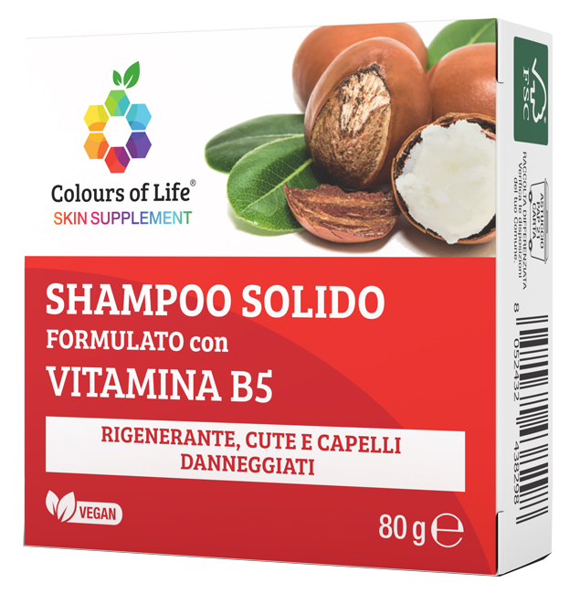 COLOURS OF LIFE VITAMINA B5 SHAMPOO SOLIDO 80 G - Farmacia De Pasquale