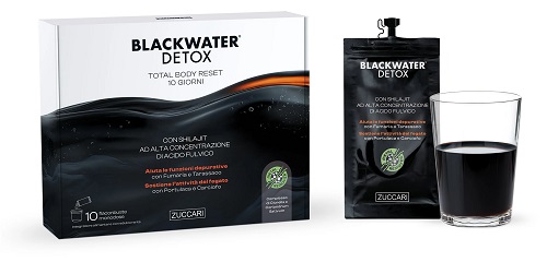 BLACK WATER DETOX 10 BUSTE DA 20 ML - Farmacia De Pasquale