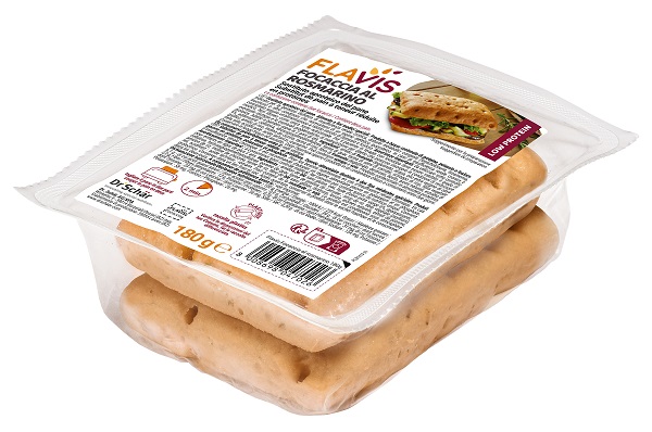 FLAVIS FOCACCIA ROSMARINO 2 PEZZI DA 90 G - Farmacia De Pasquale
