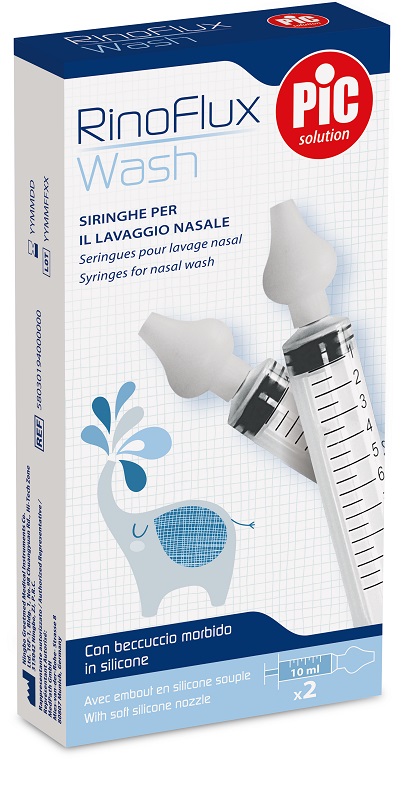 RINOFLUX WASH SIRINGHE LAVAGGIO NASALE 2 PEZZI - Farmacia De Pasquale