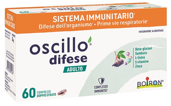 OSCILLO DIFESE ADULTO 60 COMPRESSE - Farmacia De Pasquale