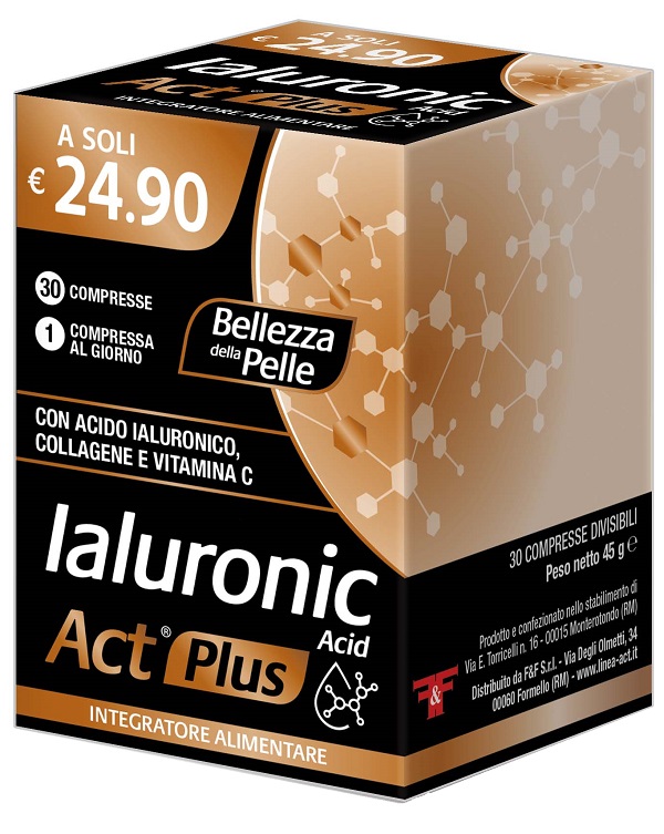 IALURONIC ACID ACT PLUS 30 COMPRESSE DIVISIBILI - Farmacia De Pasquale