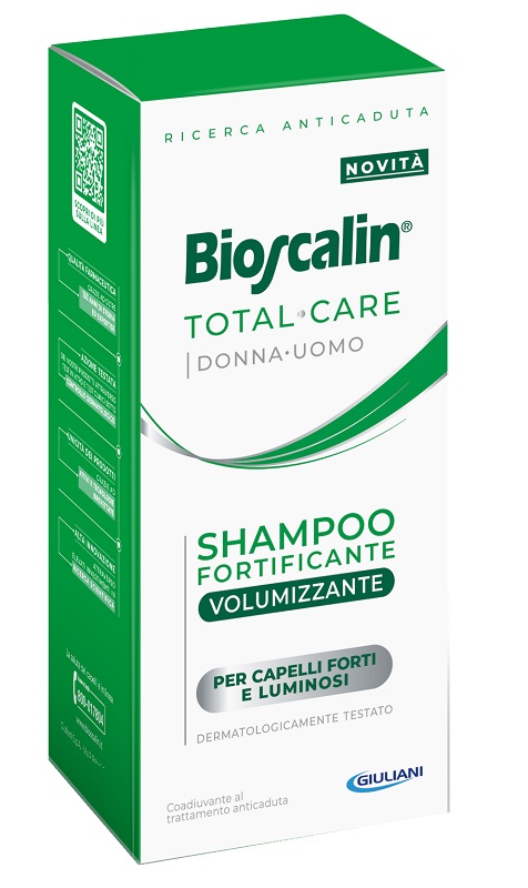 BIOSCALIN TOTAL CARE SHAMPOO FORTIFICANTE VOLUMIZZANTE 200 ML - Farmacia De Pasquale