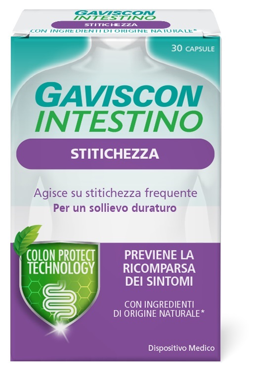 GAVISCON INTESTINO STITICHEZZA 30 CAPSULE - Farmacia De Pasquale