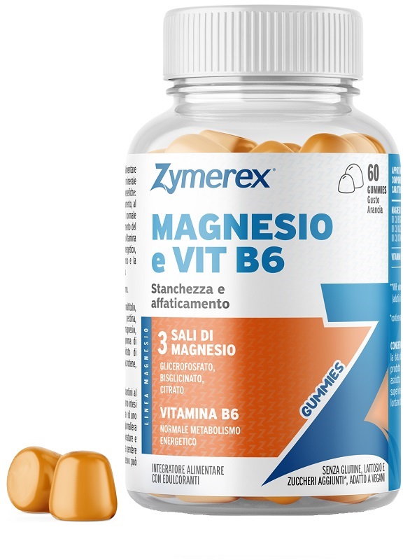 ZYMEREX MAGNESIO E VIT B6 60 GUMMIES - Farmacia De Pasquale