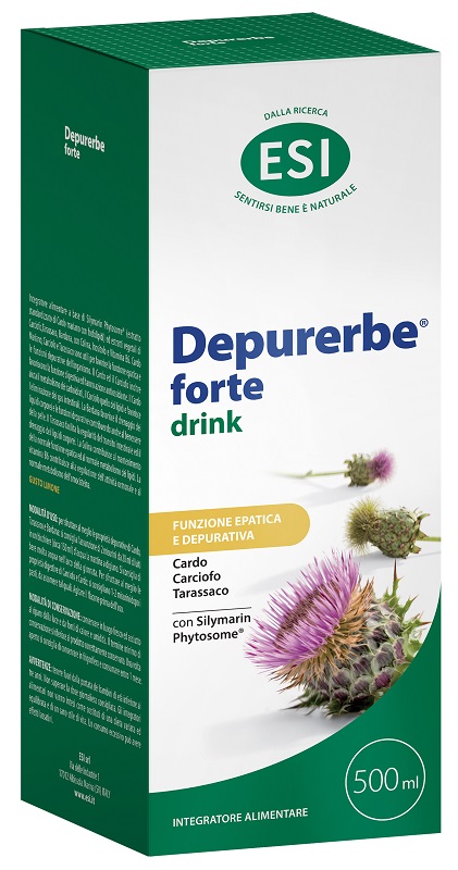 ESI DEPURERBE FORTE DRINK 500 ML - Farmacia De Pasquale