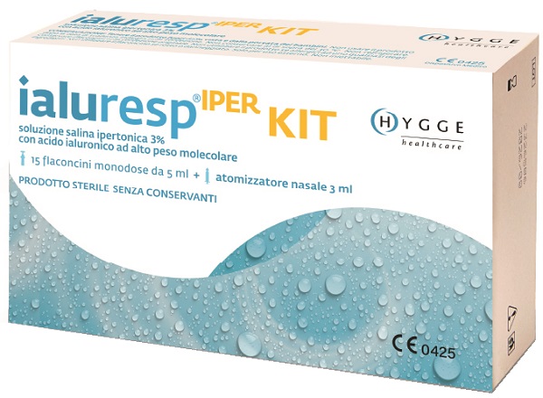 KIT IALURESP IPER 15 FLACONCINI MONODOSE DA 5 ML + ATOMIZZATORE NASALE 3 ML - Farmacia De Pasquale
