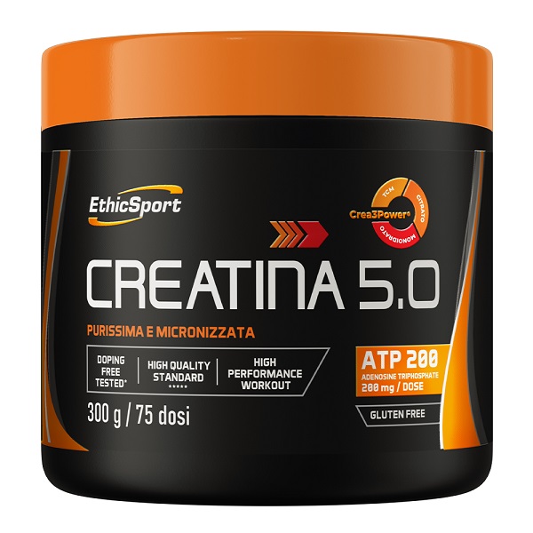 CREATINA 5,0 300 G CON EDULCORANTE SENZA GLUTINE - Farmacia De Pasquale