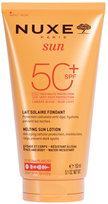 NUXE SUN LATTE SOLARE ANTI-ETA' VISO&CORPO SPF50+ 150 ML VECCHIA FORMULAZIONE - Farmacia De Pasquale