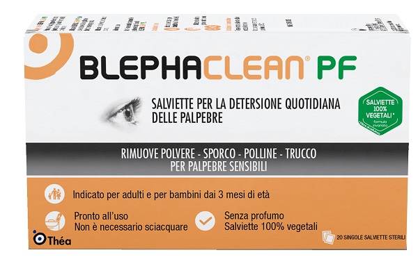 BLEPHACLEAN PF SALVIETTE DETERSIONE QUOTIDIANA PALPEBRE 20 PEZZI SENZA PROFUMO - Farmacia De Pasquale