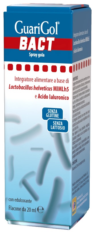 GUARIGOL BACT SPRAY 20 ML GUSTO FRAGOLA CON EDULCORANTE SENZA GLUTINE SENZA LATTOSIO - Farmacia De Pasquale