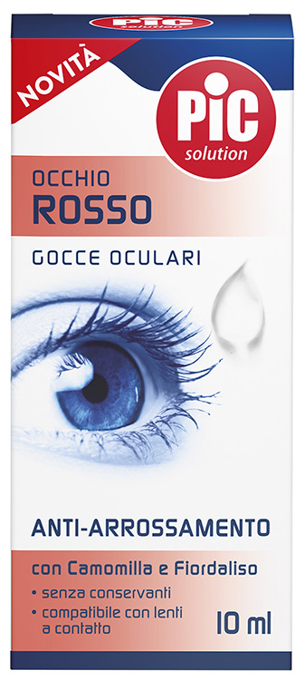 PIC GOCCE OCULARI OCCHIO ROSSO 10 ML - Farmacia De Pasquale