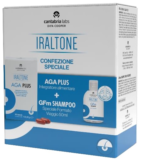 AGA PLUS 60 CAPSULE + GFM SHAMPOO USO FREQUENTE 50 ML IN OMAGGIO IRALTONE - Farmacia De Pasquale