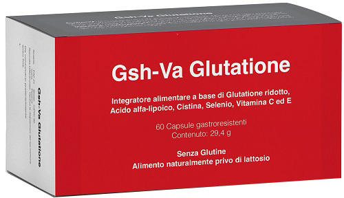 GSH-VA GLUTATIONE 60 CAPSULE ACIDO-RESISTENTI SENZA GLUTINE NATURALMENTE PRIVO DI LATTOSIO - Farmacia De Pasquale