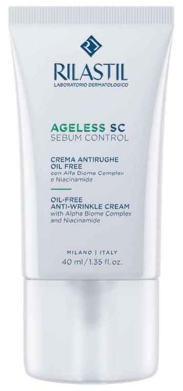 RILASTIL AGELESS SC SEBUM CONTROL CREMA ANTIRUGHE OIL FREE 40 ML - Farmacia De Pasquale