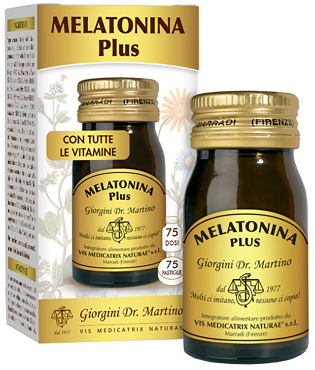 MELATONINA PLUS 75 PASTIGLIE NUOVA FORMULAZIONE - Farmacia De Pasquale