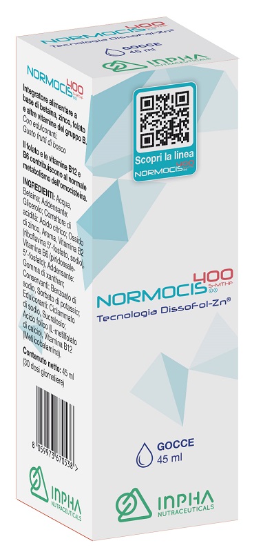 NORMOCIS 400 GOCCE 45 ML - Farmacia De Pasquale