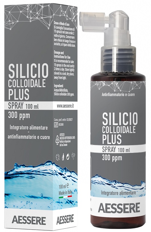 SILICIO COLLOIDALE PLUS SPRAY 300PPM 100 ML - Farmacia De Pasquale