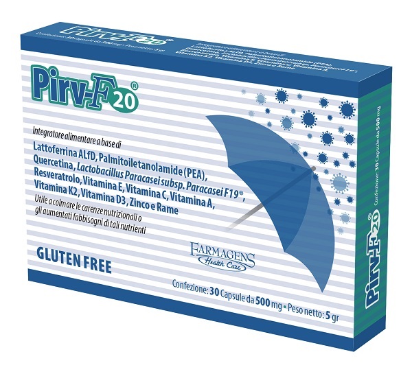 PIRV F20 30 CAPSULE 500 MG - Farmacia De Pasquale