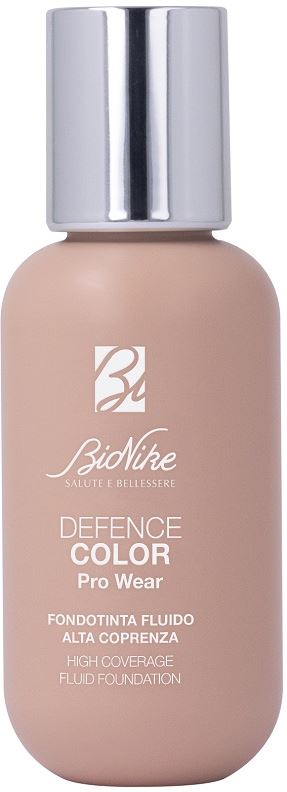 DEFENCE COLOR PRO WEAR FONDOTINTA FLUIDO ALTA COPRENZA N6 CINNAMON 50 ML - Farmacia De Pasquale