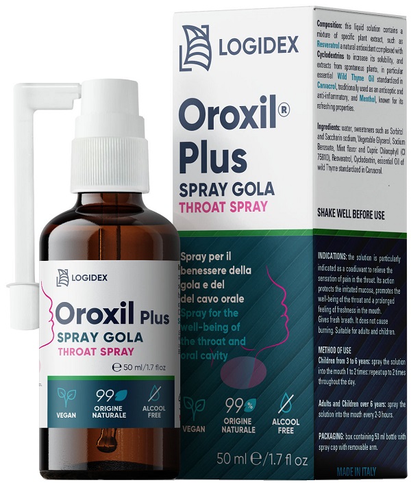 OROXIL PLUS SPRAY GOLA CAVO ORALE 50 ML - Farmacia De Pasquale