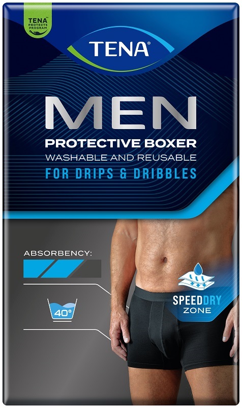 TENA MEN PROTECTIVE BOXER ASSORBENTE LAVABILE LARGE 1 PEZZO - Farmacia De Pasquale