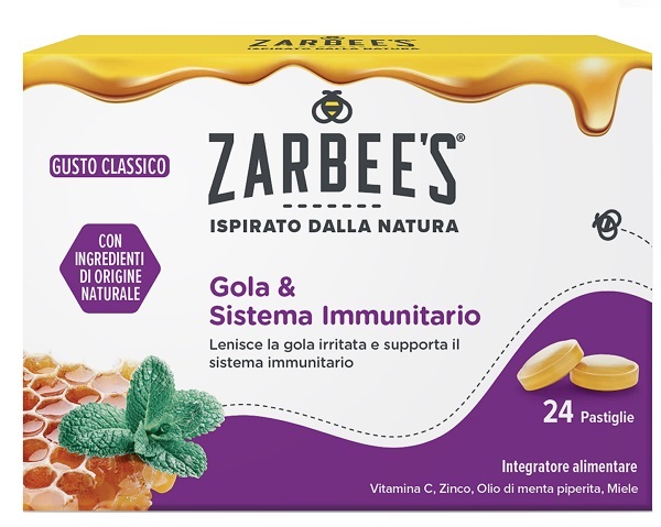 ZARBEE'S GOLA & SISTEMA IMMUNITARIO 24 PASTIGLIE - Farmacia De Pasquale