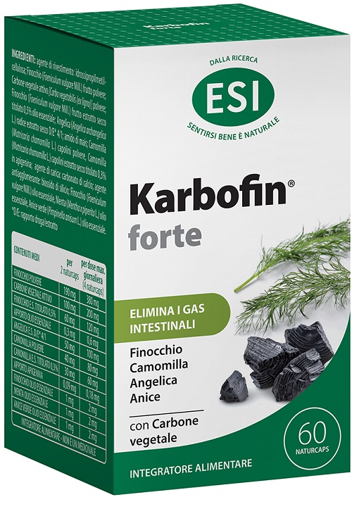 ESI KARBOFIN FORTE 60 NATURCAPS - Farmacia De Pasquale