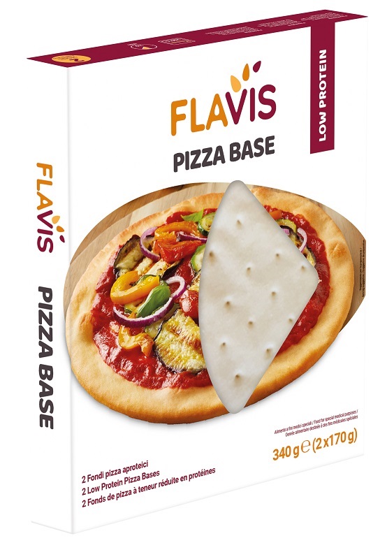 FLAVIS PIZZA BASE 2 FONDI PIZZA APROTEICI DA 170 G - Farmacia De Pasquale