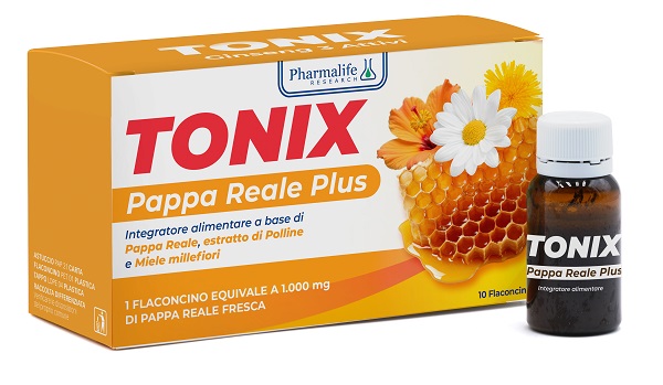 TONIX PAPPA REALE PLUS 10 FLACONCINI DA 15 ML - Farmacia De Pasquale