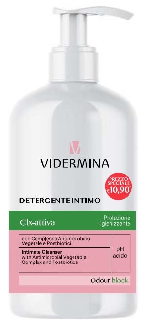 VIDERMINA CLX DETERGENTE INTIMO 500 ML NUOVA FORMULAZIONE SPECIAL PRICE - Farmacia De Pasquale