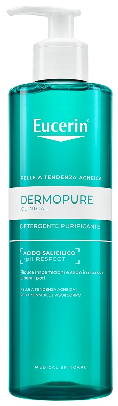 EUCERIN DERMOPURE CLINICAL DETERGENTE PURIFICANTE 400 ML - Farmacia De Pasquale