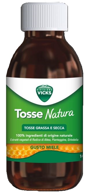 VICKS TOSSE NATURA TOSSE GRASSA E SECCA GUSTO MIELE 140 ML - Farmacia De Pasquale