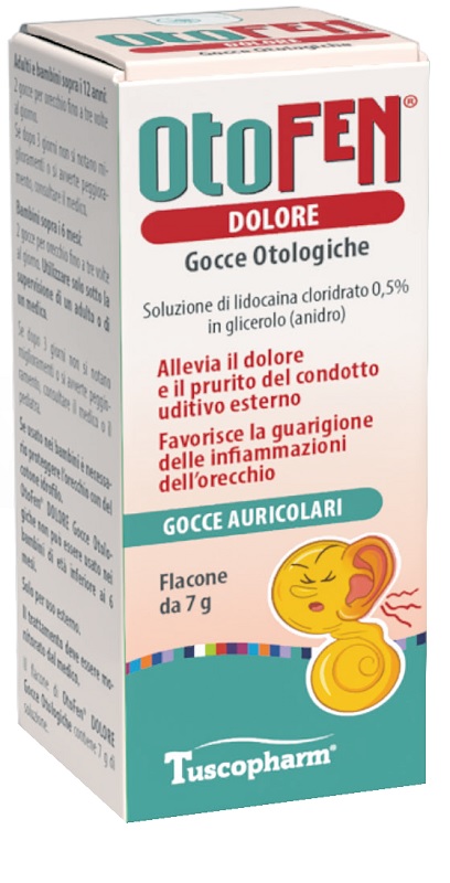 GOCCE OTOLOGICHE OTOFEN DOLORE 7 G - Farmacia De Pasquale