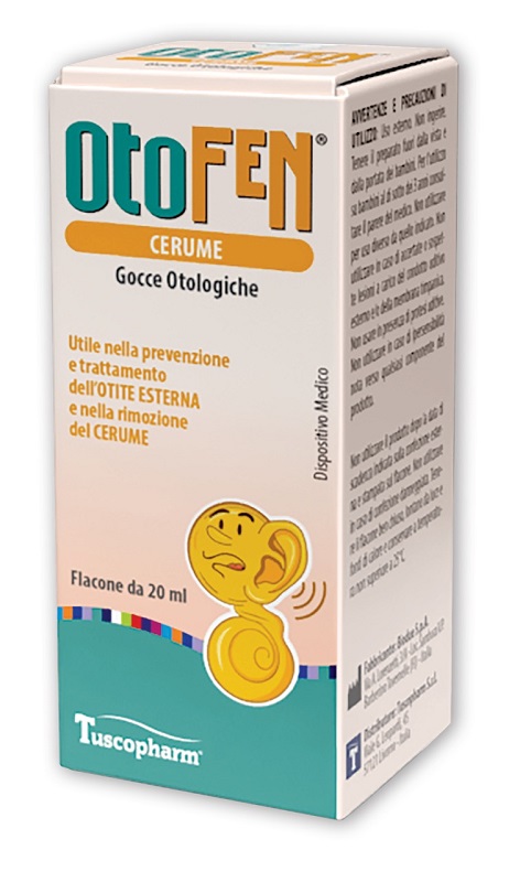 OTOFEN CERUME GOCCE OTOLOGICHE 20 ML - Farmacia De Pasquale