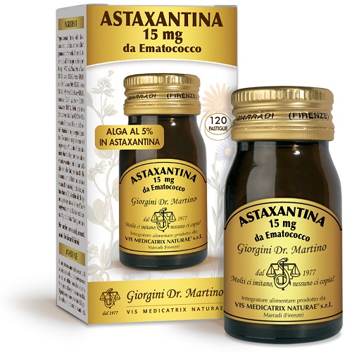 ASTAXANTINA 120 PASTIGLIE HEMATOCOCCUS PLUVIALIS - Farmacia De Pasquale