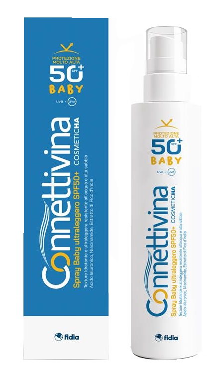 CONNETTIVINA SPRAY BABY ULTRALEGGERO SPF50+ 180 ML - Farmacia De Pasquale