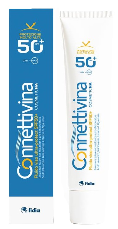 CONNETTIVINA FLUIDO VISO ULTRA PROTECT SPF50+ 50 ML - Farmacia De Pasquale